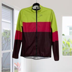 Voler Women's Cycling Jacket - Colorblock Full Zip, Size XL, Lightweight & Breat